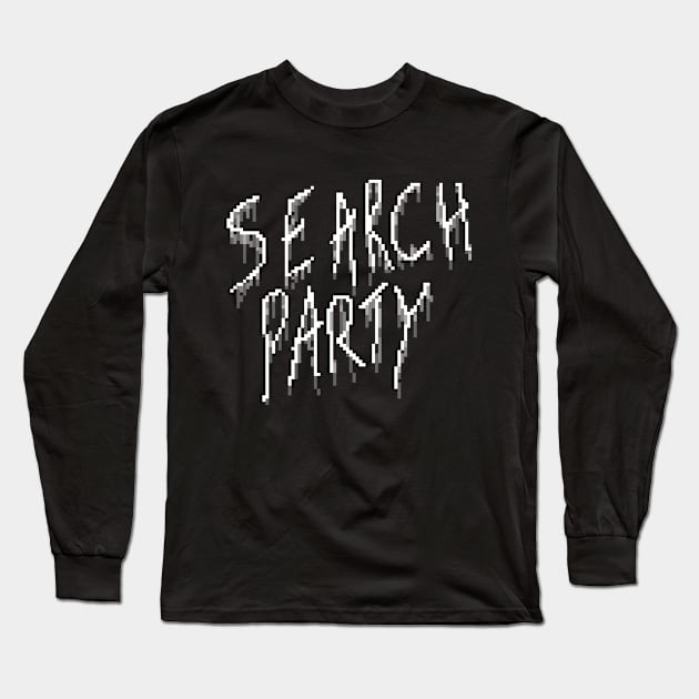 SEARCH PARTY (White Text) Long Sleeve T-Shirt by gamesbylum